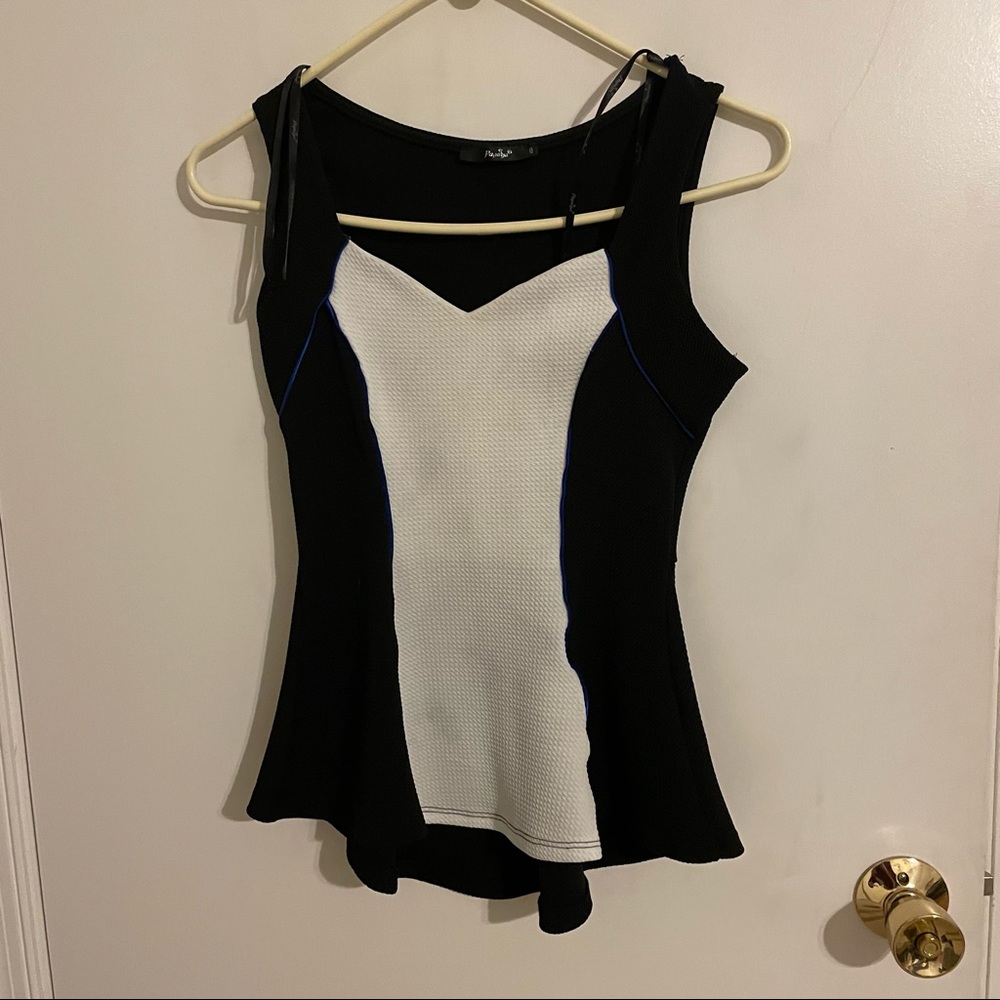 Black & white shirt